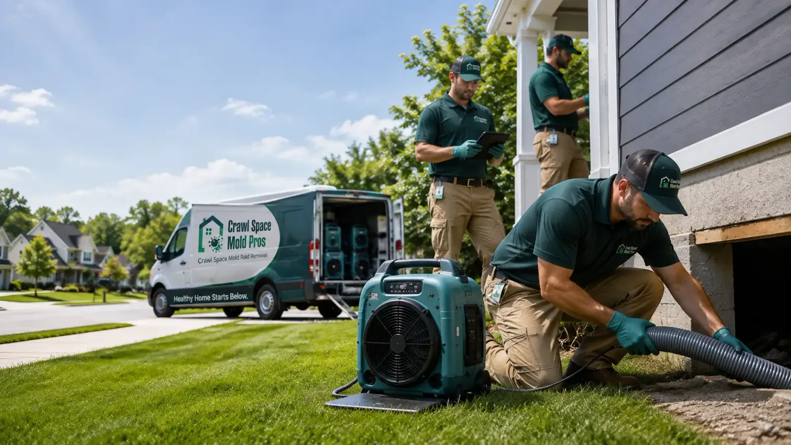Crawl Space Mold Removal in Dover, NH